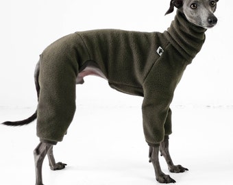 Italian Greyhound Jumpsuit Dark Olive