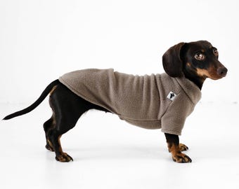 Sweater for Dachshunds in Walnut