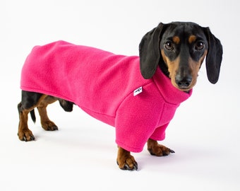 Dachshund Sweater Magenta