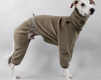 Whippet Overall Polar Fleece Walnut