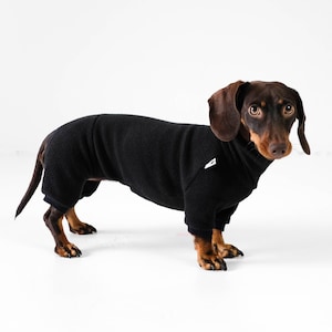 Dachshund Jumpsuit Black