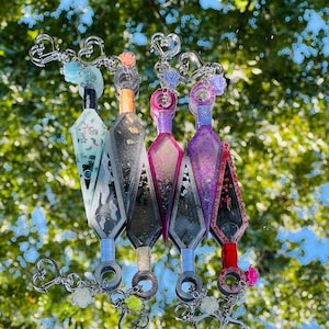 Kunai shaker keychain