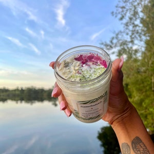 Magnolia Peony Soy Candle | Floral Scented Candle | Peony Scented Candle | Natural Soy Wax Candle | Candle in Jars | Peony