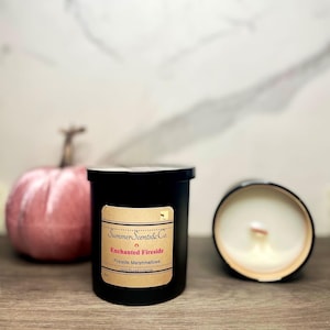Marshmallow Soy Candle | Marshmallow Candle | Holiday Scented Candle | Natural Soy Wax Candle | Candle in Jars | Christmas Scented