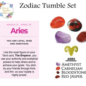 Zodiac Crystal Kit Healing Crystal Set Cancer Star Sign - Etsy