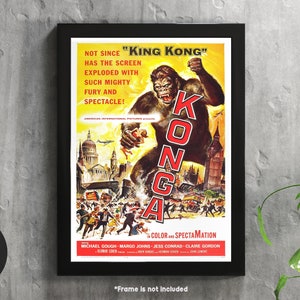 Konga - King Kong - Vintage Movie Poster