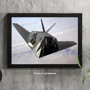 F-117 Nighthawk Front - Military Wall Decor