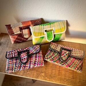 Philippine Pandan Straw Clutch Bag | Handmade Sustainable Fashion Accessories | Unique Tropical Gifts For Women image 20