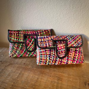 Philippine Pandan Straw Clutch Bag | Handmade Sustainable Fashion Accessories | Unique Tropical Gifts For Women image 9