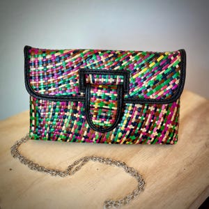 Philippine Pandan Straw Clutch Bag | Handmade Sustainable Fashion Accessories | Unique Tropical Gifts For Women image 19