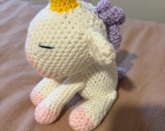 Crochet Unicorn Plushie Doll Aumigurumi