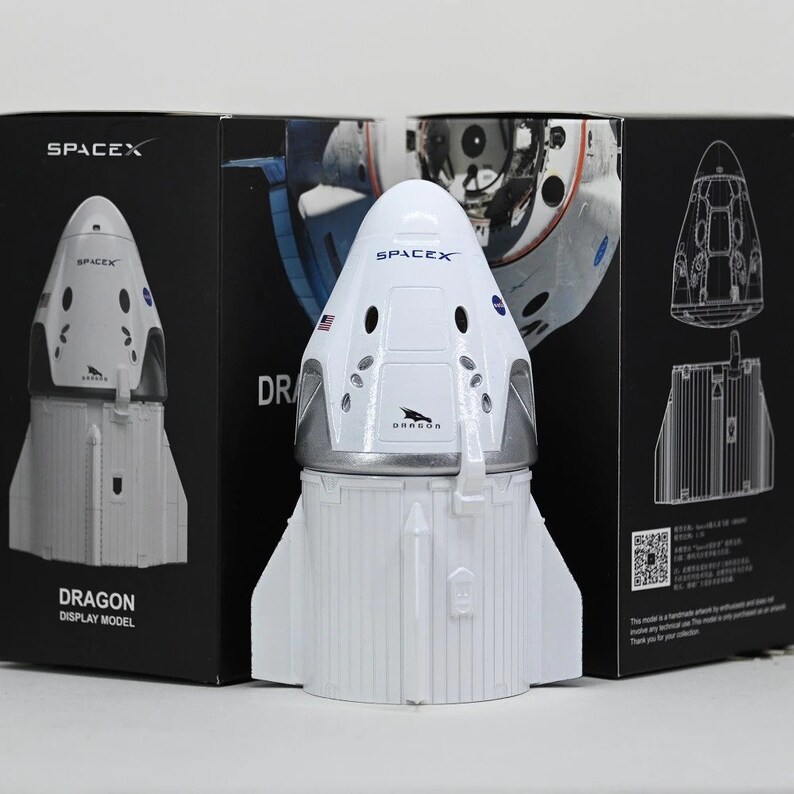 Spacex Model Kit for Sale Crew Dragon Spacecraft Capsule Etsy