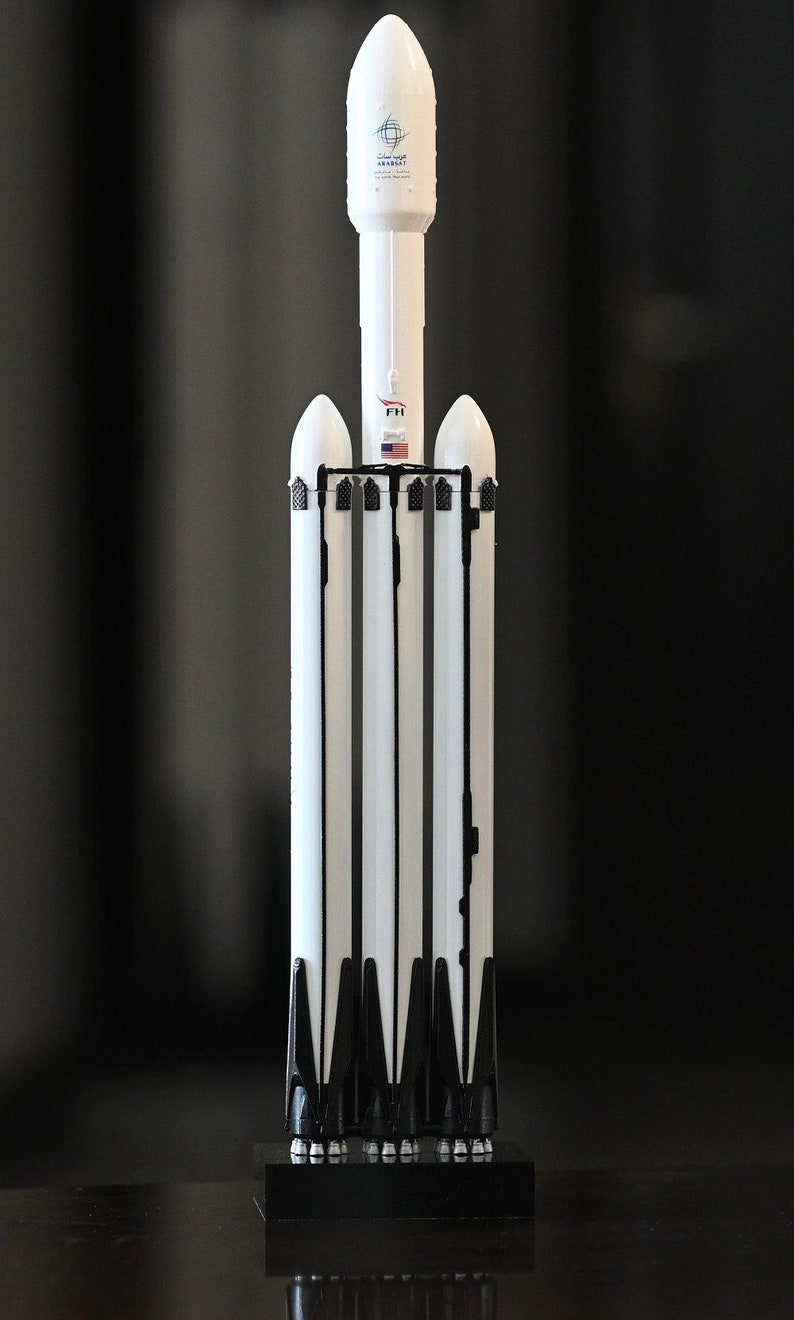 Spacex Flying Model Rocket Kit, Heavy Falcon Rocket Model Kit, Falcon