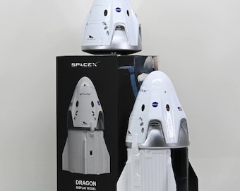 Kit de modèle SpaceX à vendre, Kit de modèle de capsule de vaisseau spatial Crew Dragon, Retour et lancement de Crew Dragon, Kits de modèle de vaisseau spatial