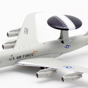 USAF 1/200 E-3B Sentry (AWACS) Aircraft Model, Military Aircraft Model, Airplane Model, Home decor, Office decor, Pilot gift, Free Shipping