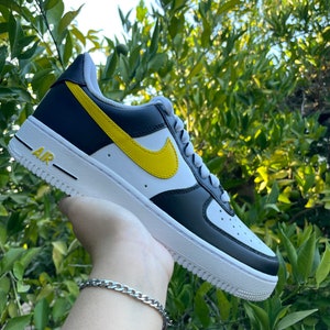 Blue and Yellow Air Force 1 Etsy