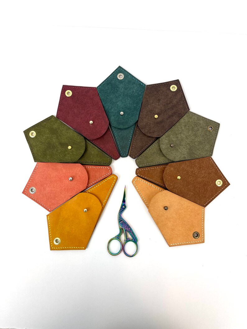 Leather Embroidery Scissor Sheath/cover. Pink Pueblo Leather. Etsy