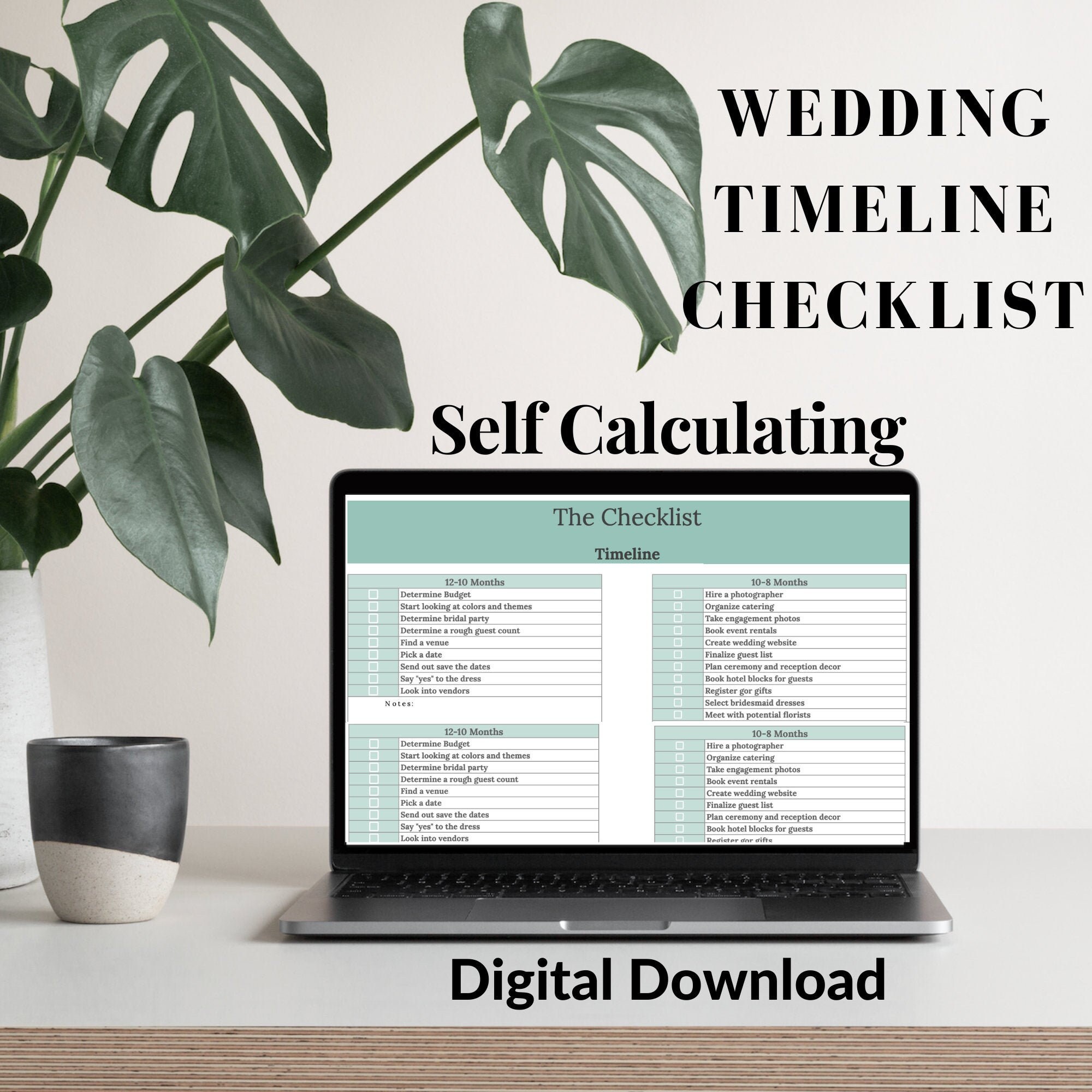 The Ultimate Wedding Checklist - Etsy UK