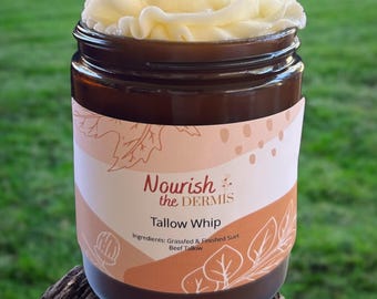 JUST TALLOW **Grassfed AND Finished l Triple Rendered I No other ingredients**