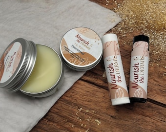 Organic Tallow Lip Balm Grass fed/finished Unscented