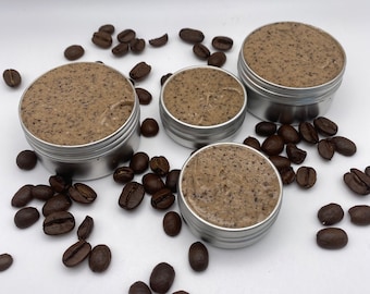 Organic Tallow Coffee Lip Scrub I Exfoliating