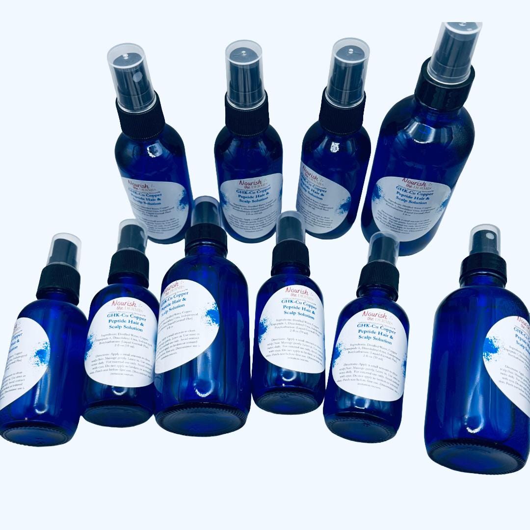 Copper Peptide (ghk-cu) Hair & Scalp Solution - Cosmetic Use
