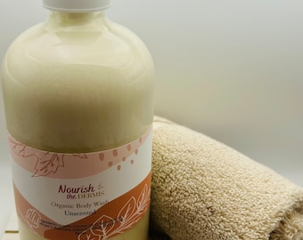 Organic Body Wash with Tallow and Infused Oils | Sensitive and Normal Options