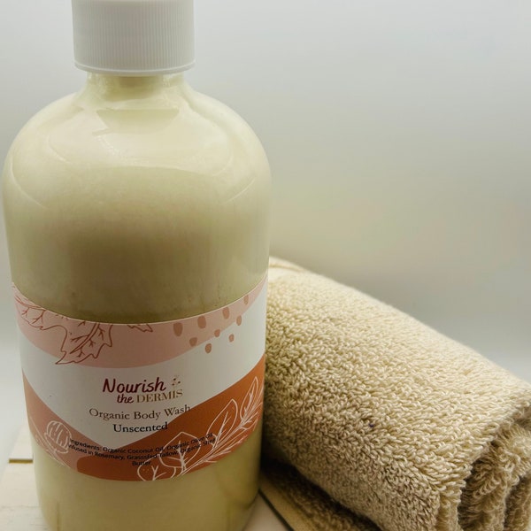 Organic Body Wash with Tallow and Infused Oils | Sensitive and Normal Options