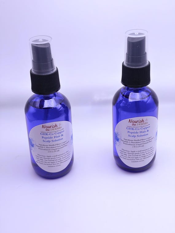 Copper Peptide (ghk-cu) Hair & Scalp Solution - Cosmetic Use