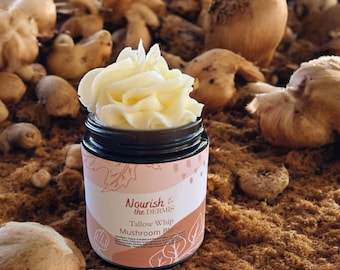 Organic  Mushroom Grassfed and Finished Tallow