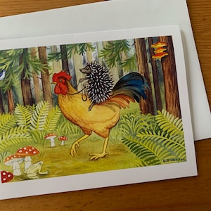 Hans le hérisson, jeu de 4 cartes