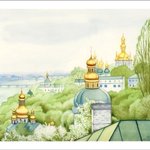 Kyiv, Ukraine, in May, print