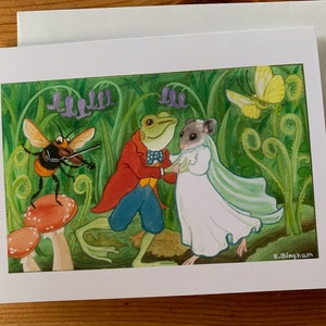 The Wedding of Frog and Mouse, 4 card set
