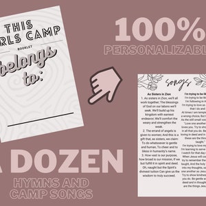 LDS Girls Camp Printable Booklet | Etsy