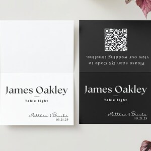 Wedding Place Cards | Wedding Escort Cards | Wedding Seating Chart | Wedding Date | Wedding Stationery | Custom Place Cards | Edit Template