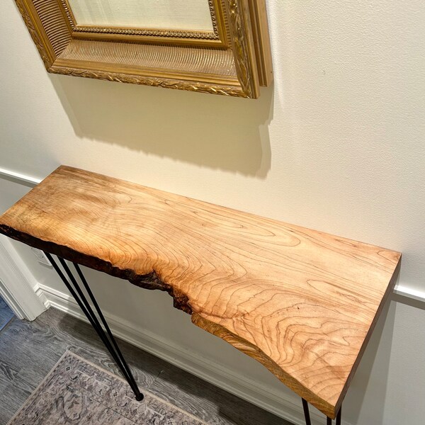 White Oak Entry Table - Etsy