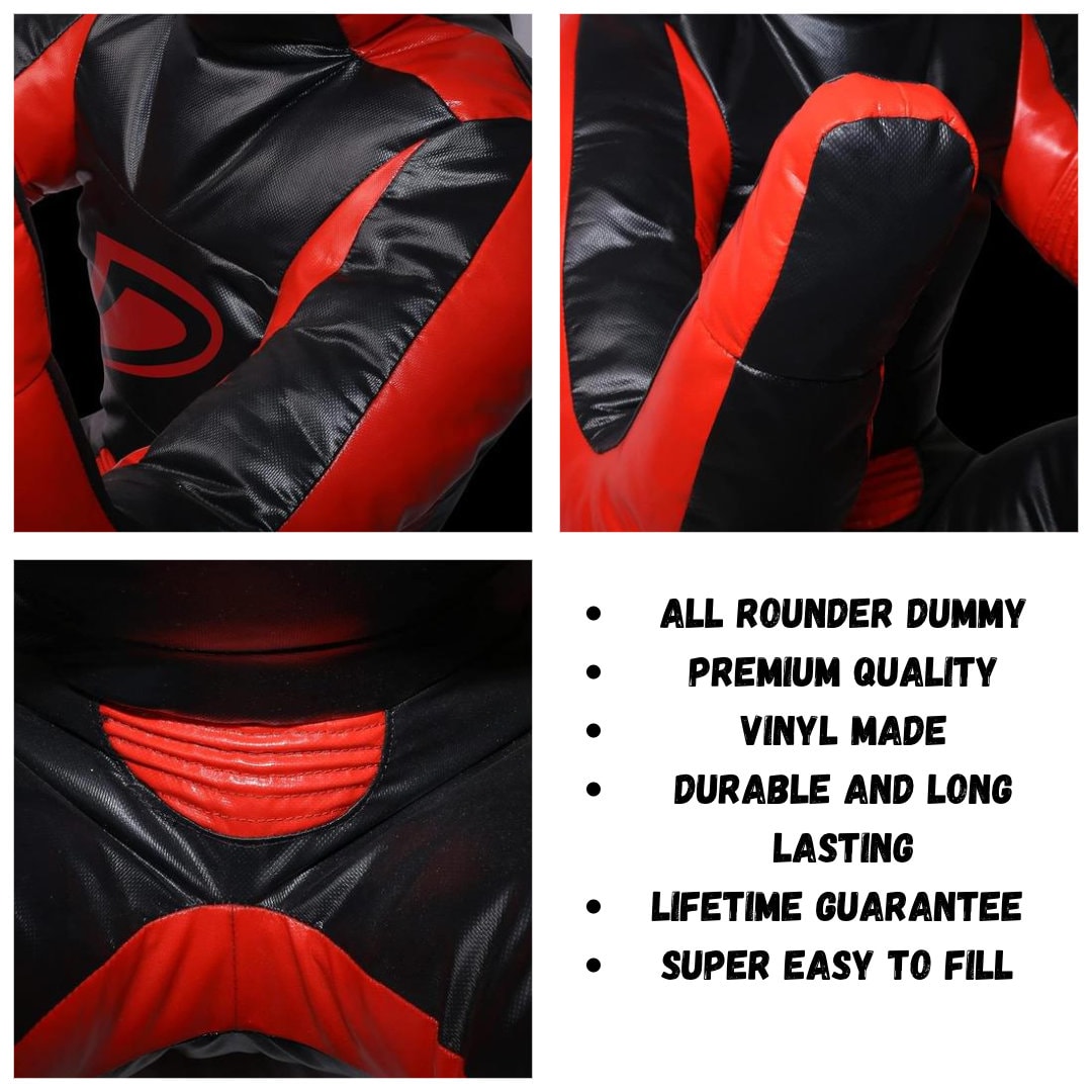 DAAN MMA Grappling Dummy - Judo Punching Bag, Unfilled - Sitting Position - Brazilian JIU Jitsu Submission Grappling Dummy Sitting Dummy Wrestling Dummy (Canvas Pink, 119.5 cm Up to 34 kg DAAN MMA Grappling Dummy - Judo Punching Bag, Unfilled - Sitting Position - Brazilian JIU Jitsu Submission Grappling Dummy Sitting Dummy Wrestling Dummy (Canvas Pink, 119.5 cm Up to 34 kg