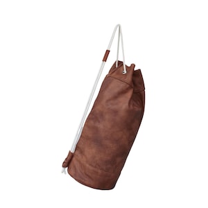 Leder Kordelzug Rucksack, Turnbeutel, Ledertasche, handgemachte Sacktasche, für Geschenk, Sling Bag