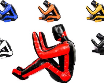 MMA Grappling Dummy Ideal for Brazilian Jiu-Jitsu, Wrestling, MMA, Submission and Self Defense Training Vinyl Dummy 180cm Unfilled