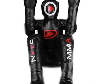 Spidy Pro Premium Black Vinyl BJJ Grappling Dummy for Advanced Grapplers