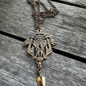 Collana Espeland Snorre in bronzo Norvegia Norwegian vtg station wagon 11