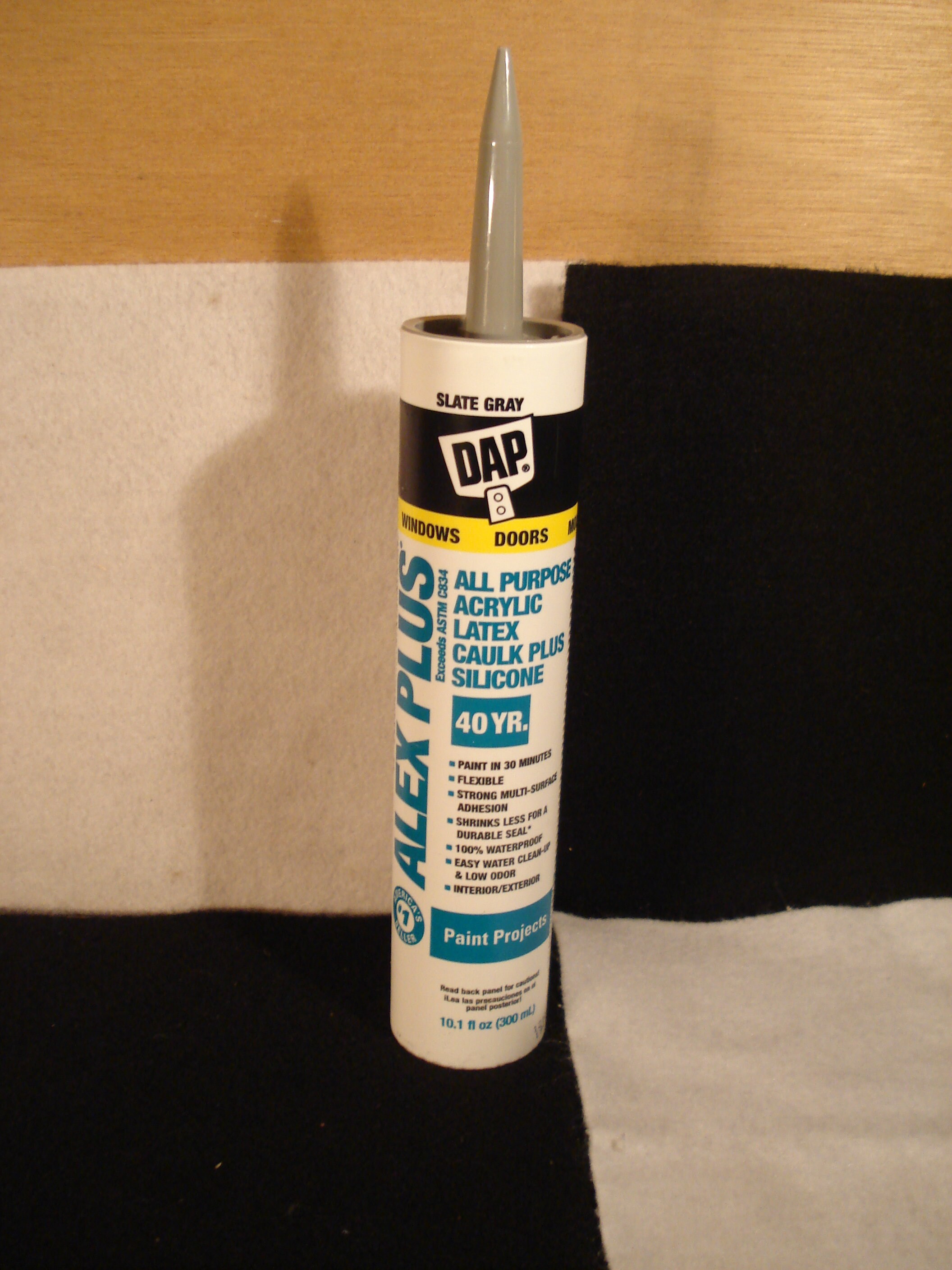 Slate gray DAP caulk all purpose acrylic latex silicone caulk Etsy