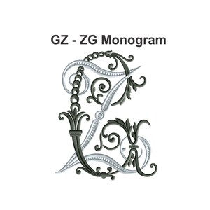 Set of 6  Embroidered Napkins / Monogrammed Napkins / Cotton Napkins / Table Linens / Wedding Gift / 2 Letters Monogram