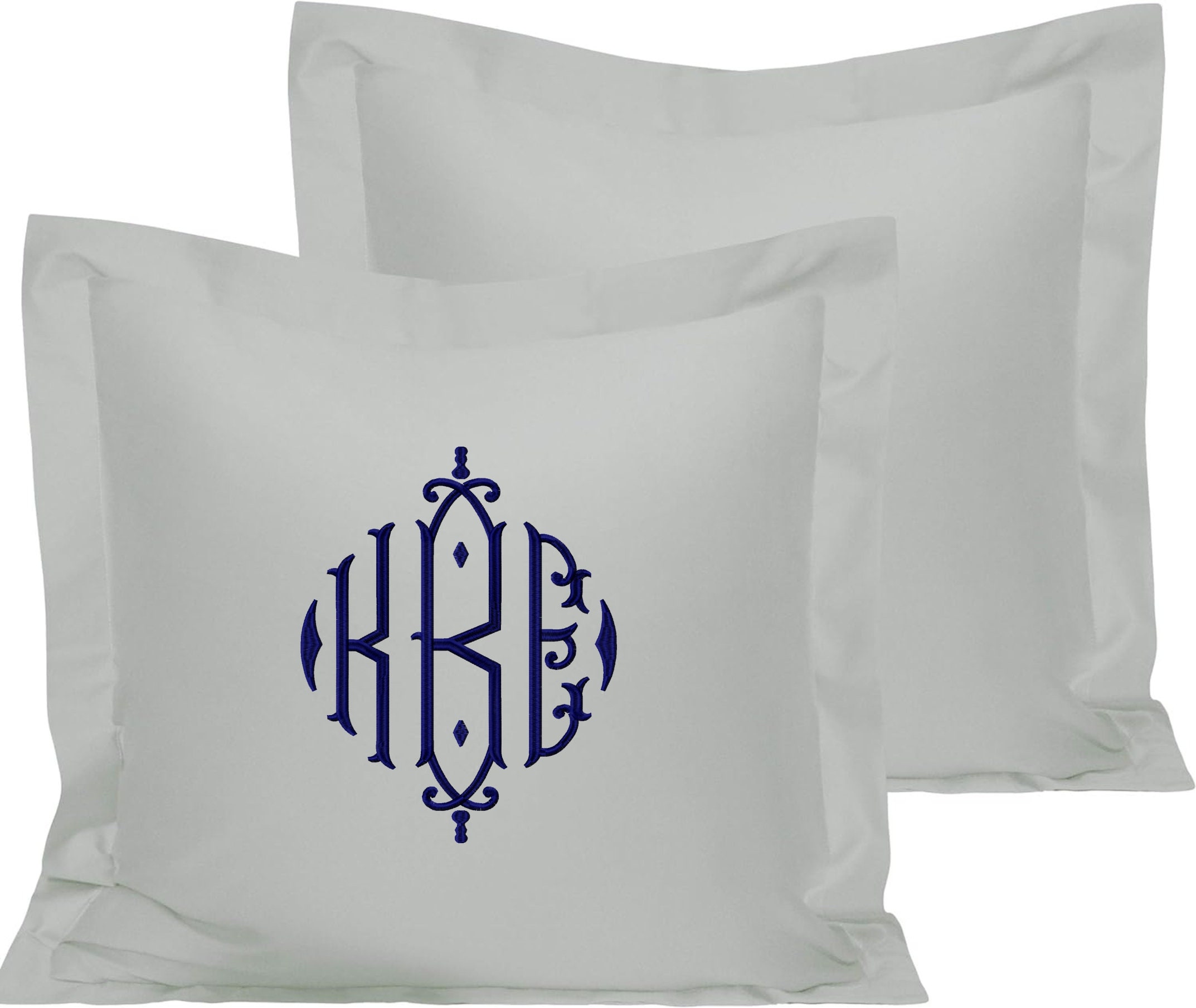 Take A Look About Monogrammed Euro Sham