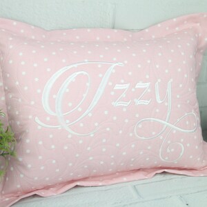 Baby Pillow Sham / Lumbar Pillow / Personalized Pillow /  Name Pillow / Accent Pillow / Nursery pillow / Baby Shower Gift