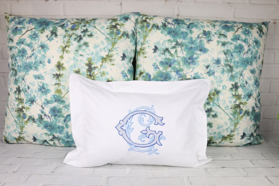 Boudoir Pillow Sham / Baby Pillow / Personalized Pillow / Embroidered