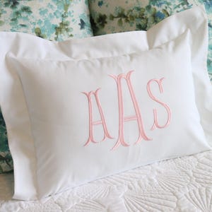 Boudoir  Pillow Sham / Baby Pillow / Personalized Pillow /  Embroidered Pillow / Accent Pillow / Nursery pillow / Baby Shower Gift