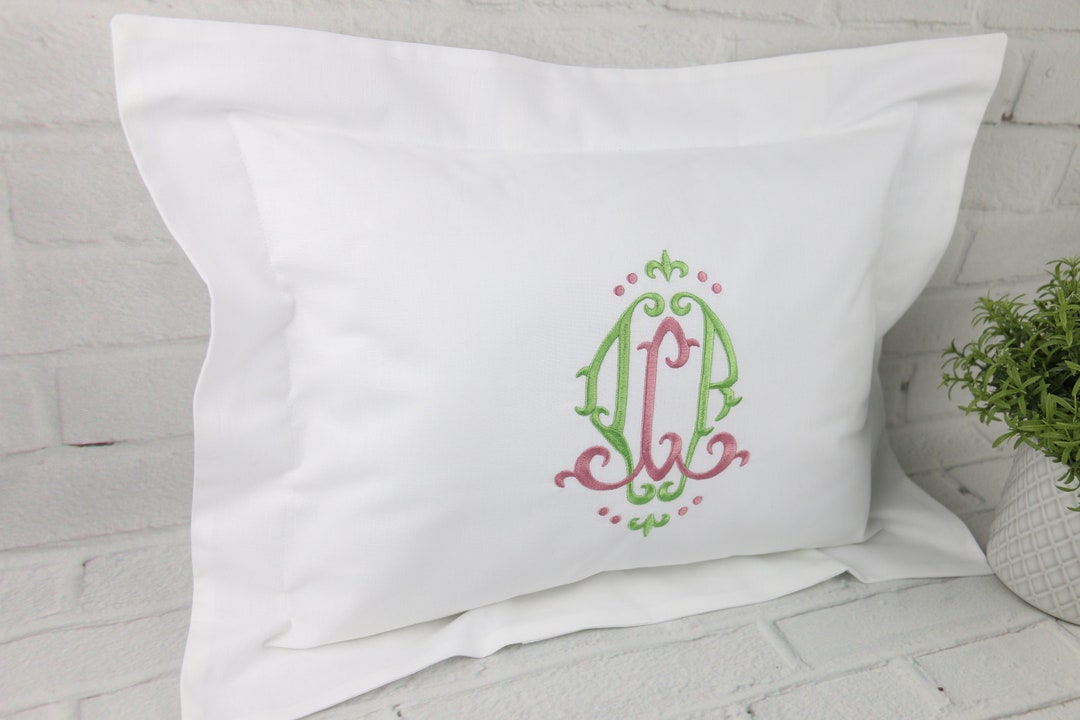Baby Pillow Sham / Boudoir Pillow / Personalized Pillow / Embroidered