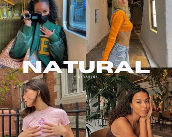 PRESET NATURALE / Preimpostazione Lightroom mobile / Preimpostazione Instagram / Preimpostazione Lightroom desktop / Preimpostazione Blogger Influencer / Preimpostazione quotidiana