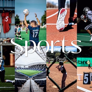 3 PRESETY SPORTOWE NA ŚWIEŻYM POWIETRZU | Sportowe presety Lightroom, presety na dzień gry, presety mobilne Lightroom, presety akcji, sportowiec, filtr Instagrama
